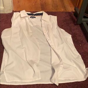Sleeveless button down shirts